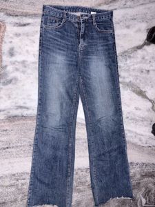 High waist bootcut Blue Denim Jeans