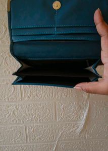 Teal Textured Wallet