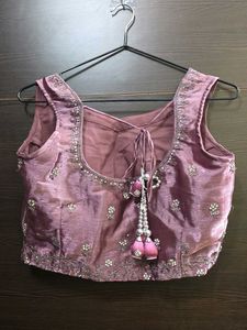 💜Embellished Lavender Silk Lehnga Set💜