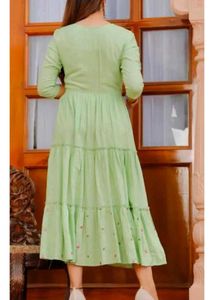 Elegant Tiered Anarkali Kurta