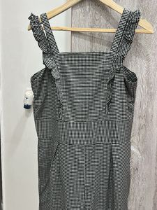 Cute Gingham Ruffle Jumpsuit