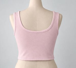 Ribbed Cropped Tank Top