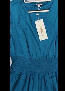 Elegant Teal Tiered Maxi Dress