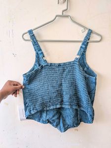 cute blue top