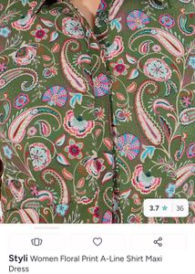 Styli Women Floral Print Maxi Dress