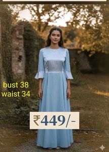 Beautiful Light Blue Maxi Dress