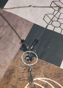 Pendant Necklace with Tassel &amp; Ring