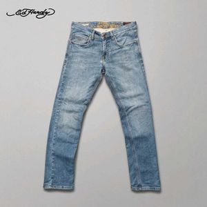 Ed Hardy 'Skuller' Straight Fit Jeans