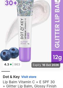 3 pcs lipbalm+lipgloss+blush combo