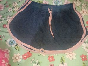Cute Navy & Pink Athletic Shorts