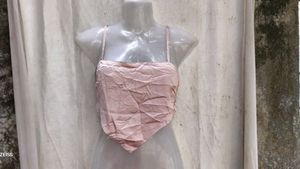 27138. Satin Bandana Halter Top