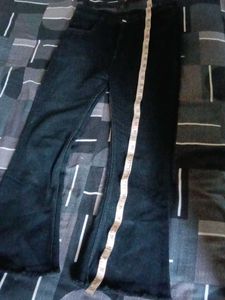 High Waisted Black Flare Jeans