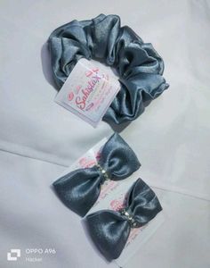 Stylish Blue Scrunchie