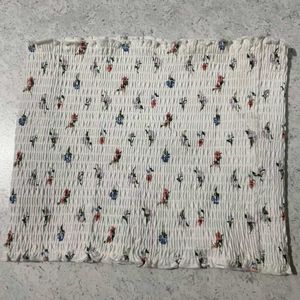 Floral Smocked Tube Top