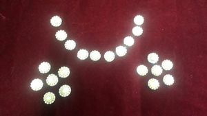 Patches Neck fancy stone jarkan Decorate