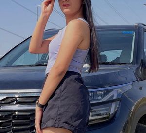 Women’s Light Blue Ribbed Racerback Crop Tank Top