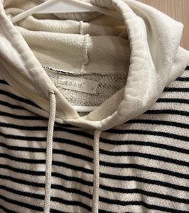 Korean Striped Hoodie Sweatshirt