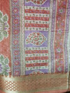 Almost New|Chanderi Kota Daria Saree| Worn Once