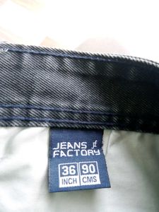 Classic Dark Grey Denim Jeans