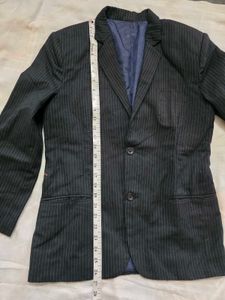 Men's Pinstripe Double-Breasted Blazer