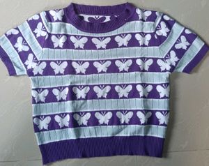🇰🇷Cute Butterfly Knit Top