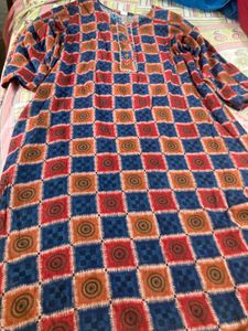 TwoPure Cotton Khadi Degain Kurti