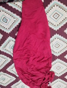 Designer Magenta Kurta with Gold Print