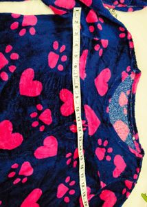 Cute Heart Print cozy Pajama Set