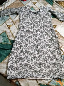 Cute Bird Print Kurti