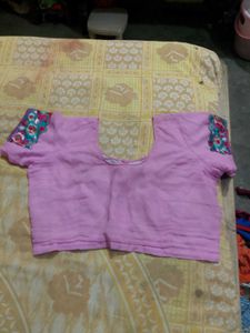 Stylish Teal Embroidered Blouse