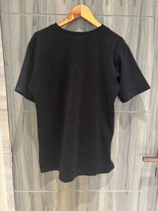Black Embroidered Floral Top