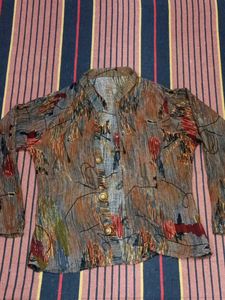 ​Stylish Multi-color Ethnic Kurti Jacket / Shrug