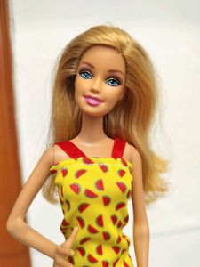 Barbie Doll in Watermelon Dress