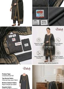 Daksh Suits - Embroidered Kurta Set