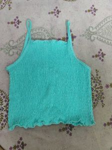 *Turquoise Smocked Cami Top 💙✨**