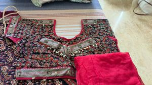 Lehenga Choli With Jewellery