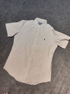 🔥 RALPH LAUREN - HALF SLEEVE STRIPED SHIRT 🔥