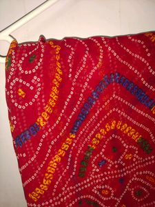 Red Bandej Saree