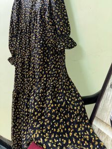 Black Floral Dress