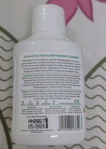 The love co active + 2% salicylic acid