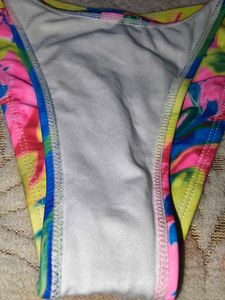 Colorful Tie-Side Bikini Bottoms