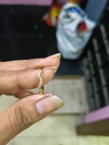 anti tarnish Sparkling Wave Ring