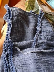 blue cotton Dupatta