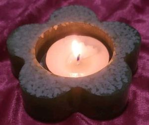 Flower Shaped Candle t light Holder