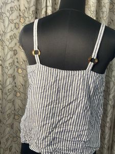 Topshop Striped Cami Top