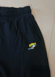 Women’s Black Cargo Joggers