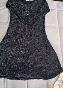 Cute Black Polka Dot Dress