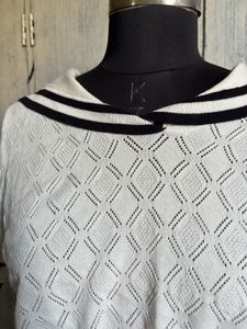 Sailor Collar Knit Top