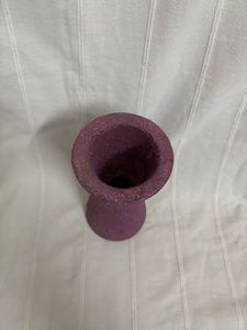 Purple Glitter Vase