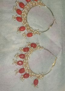Red and white jewellery